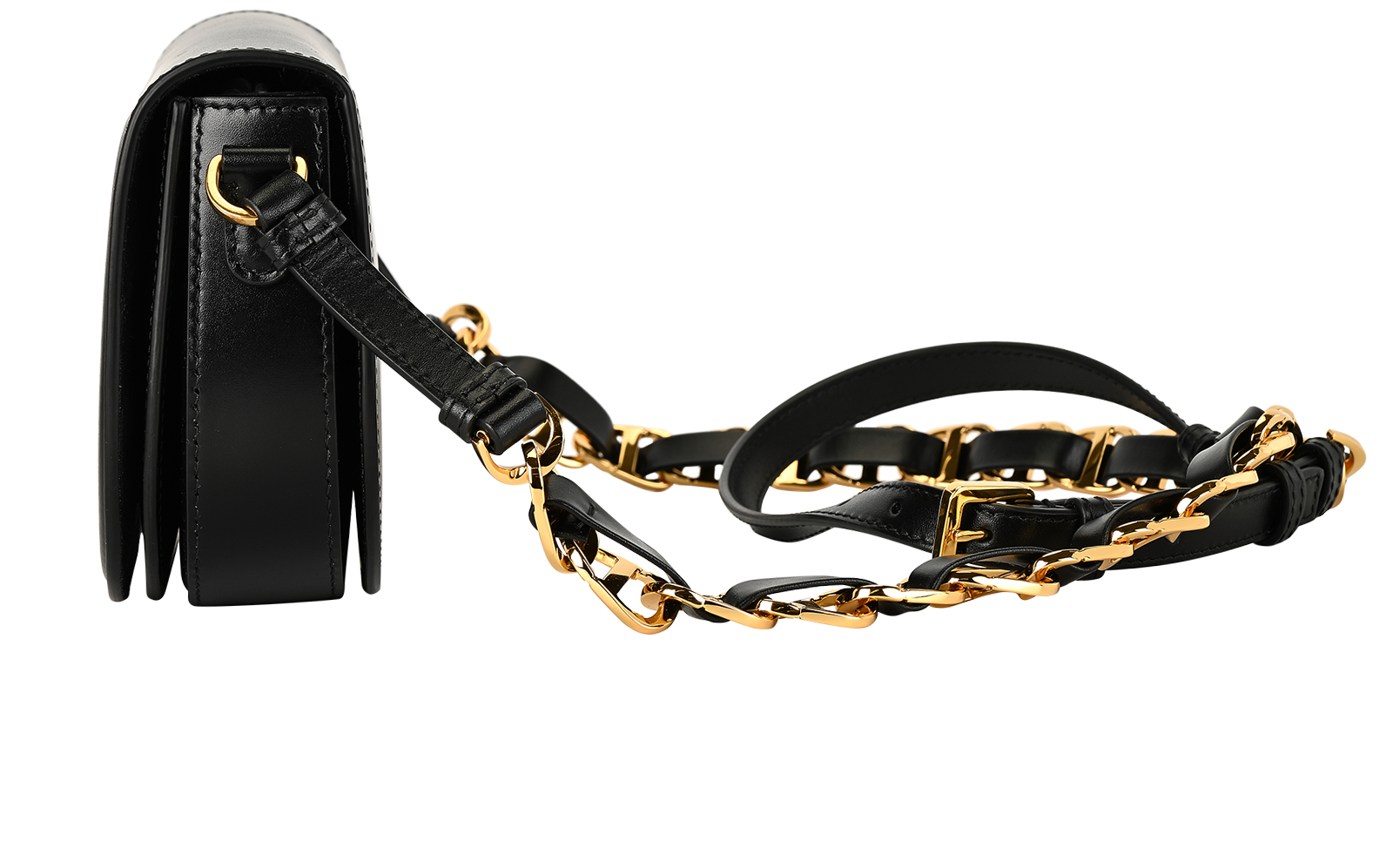 CD Signature Crossbody, &pound;2,100, Handbags, Black, Leather, Bottom view